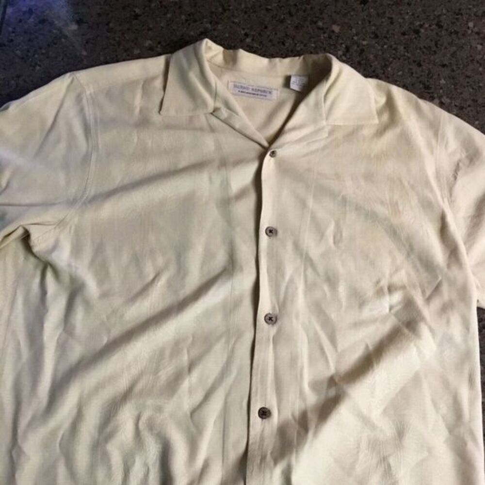 Island Republic‎ Banana Yellow Silk Shirt